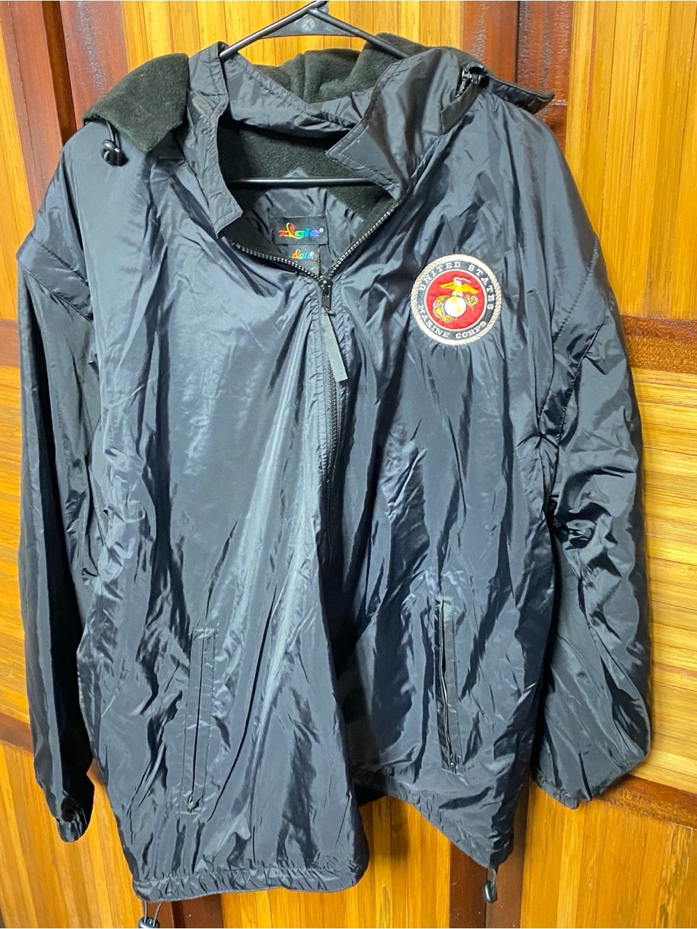 Mens Jacket Coat United States Marine Corps Rain Cold Weather Jacket/Coat Zip Up